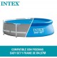 Telo solare termico Intex 28013 piscina rotonda Easy Set e Frame cm 457 